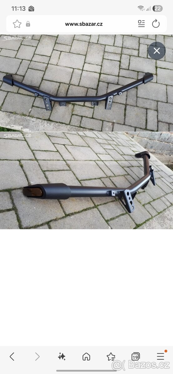 Predni rám naraznik cf mot x850/ x1000 g2