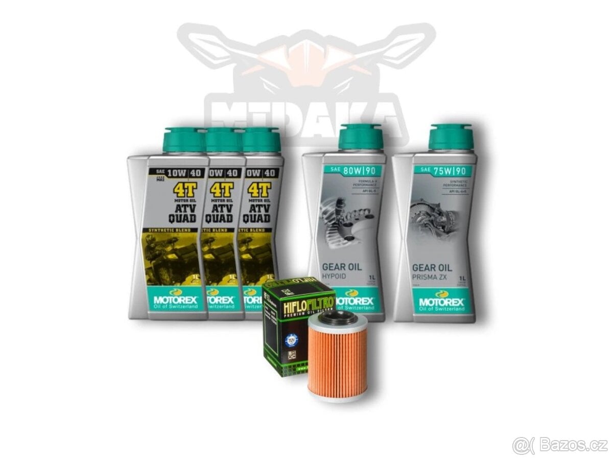 Olejová sada CFMOTO X1000/X850 – Motorex + Hiflofiltro