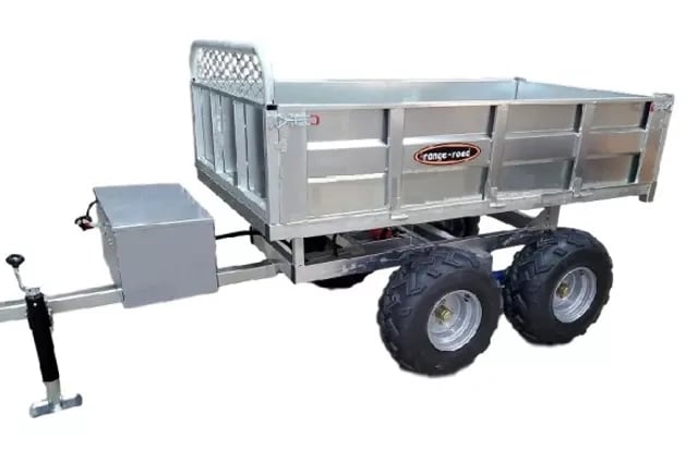 Hydraulický sklápěcí vozík za čtyřkolku 1.400kg s SPZ