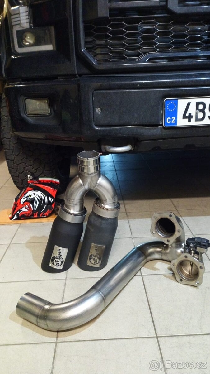 Ford F150 5.0 V8 duální Cat-Back nerezový výfukový systém