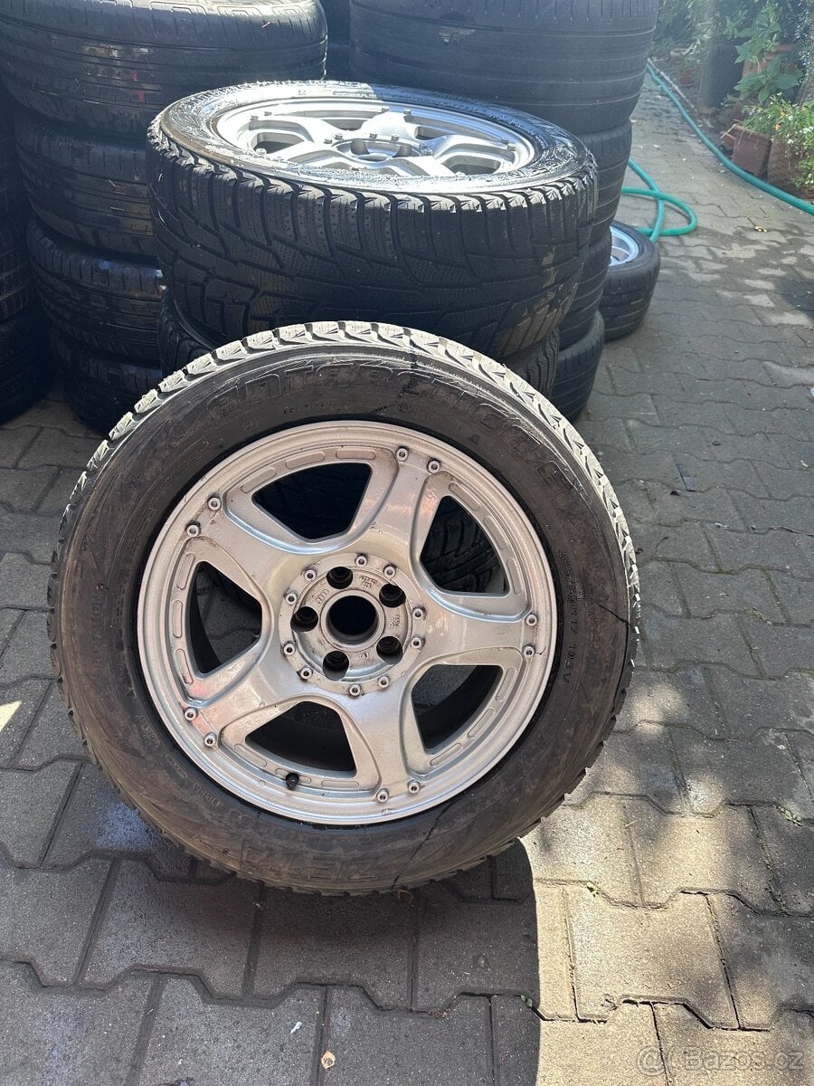 Zimní sada RARITNÍCH alu kol Audi Allroad C5 R17 - NOVÉ PNEU