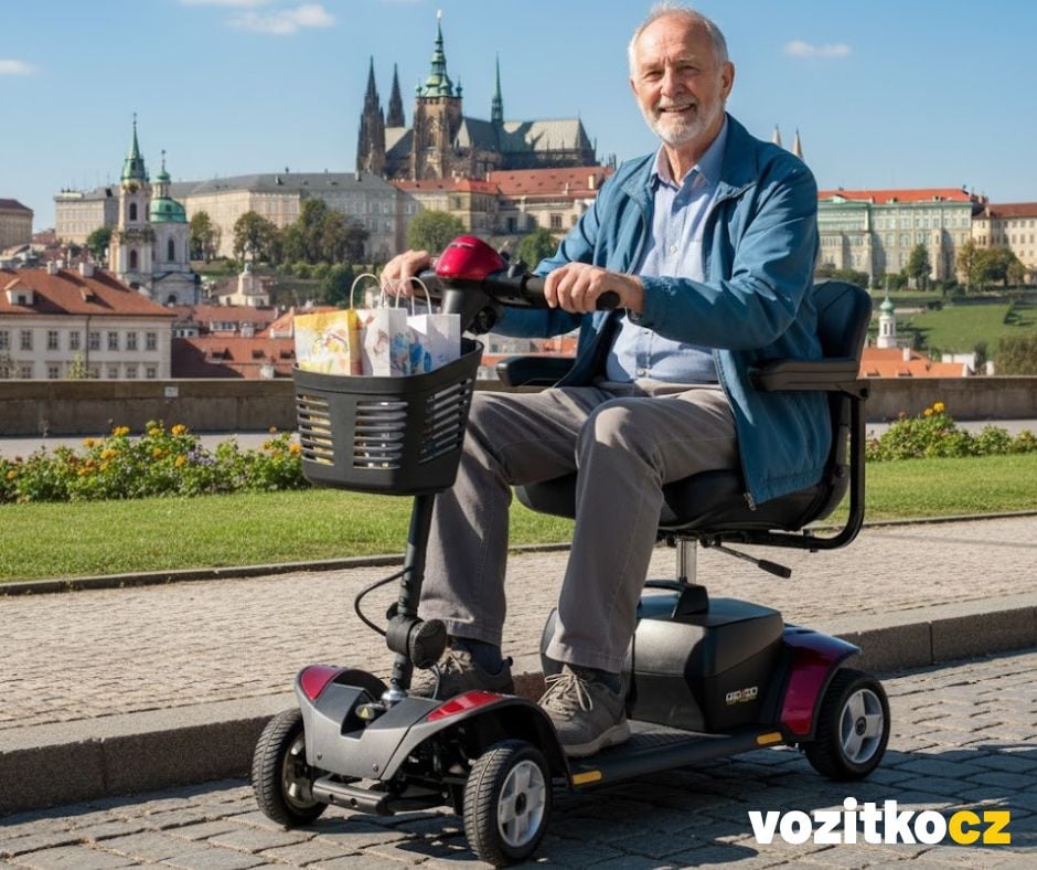 Elektrický skútr nejen pro seniory.