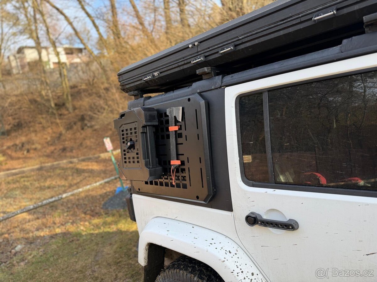 Molle panel, kryt okna jeep wrangler