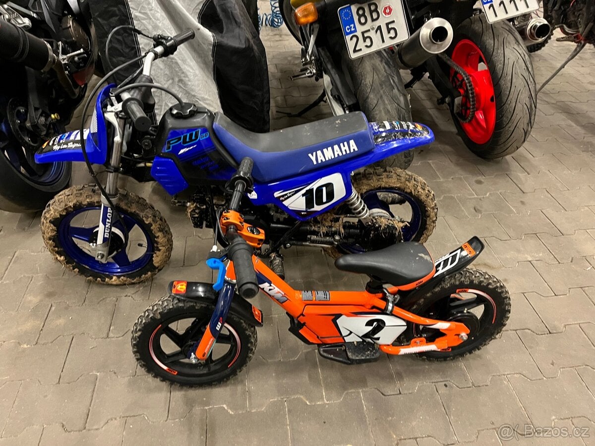 Koupím elektrické odrážedlo ktm, husqvarna, gas velikost 12