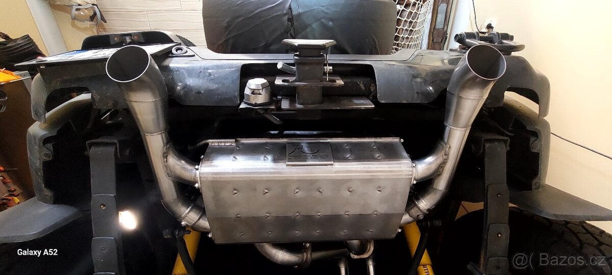 Hummer H3 5.3 Alpha V8 duální Cat-Back nerezový výfuk