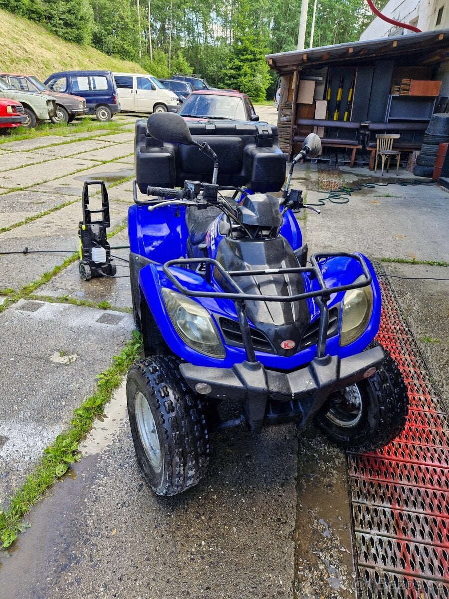 Čtyřkolka kymco mxu 250s