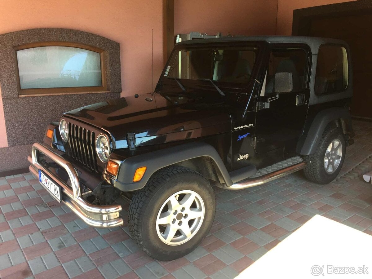 JEEP Wragnler TJ narazniky