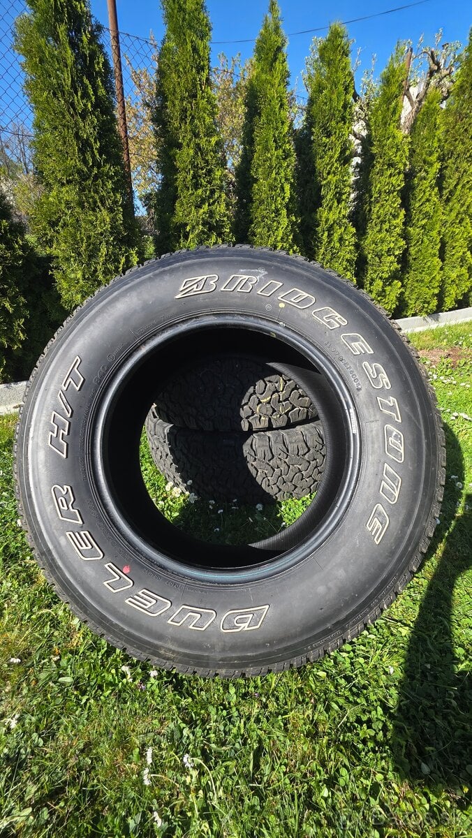 275/65R17 Bridgestone dueler H/T M+S rezerva
