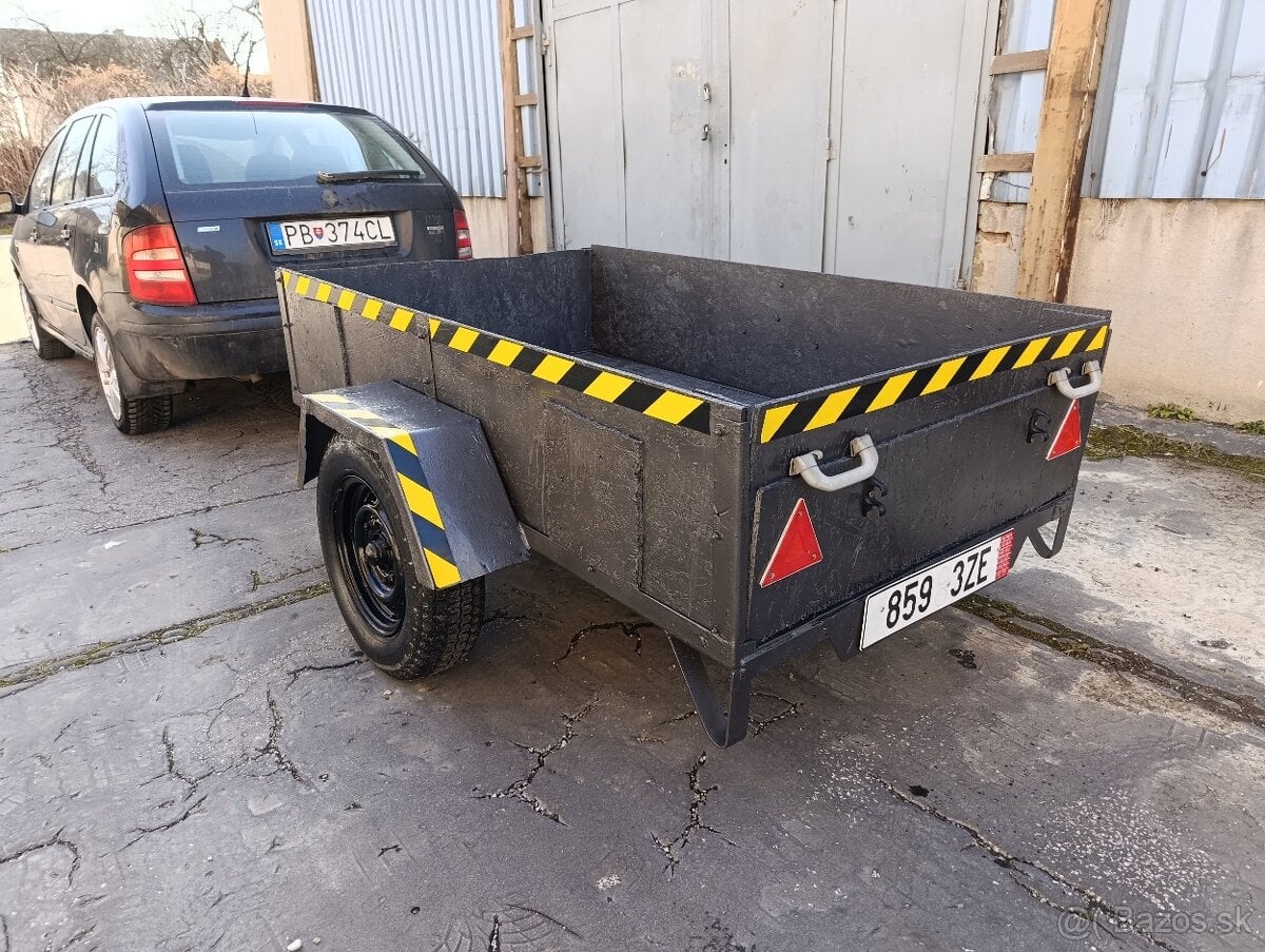 prívesný vozík/vlečku bez tp a špz D185cmxŠ115cmV40cm