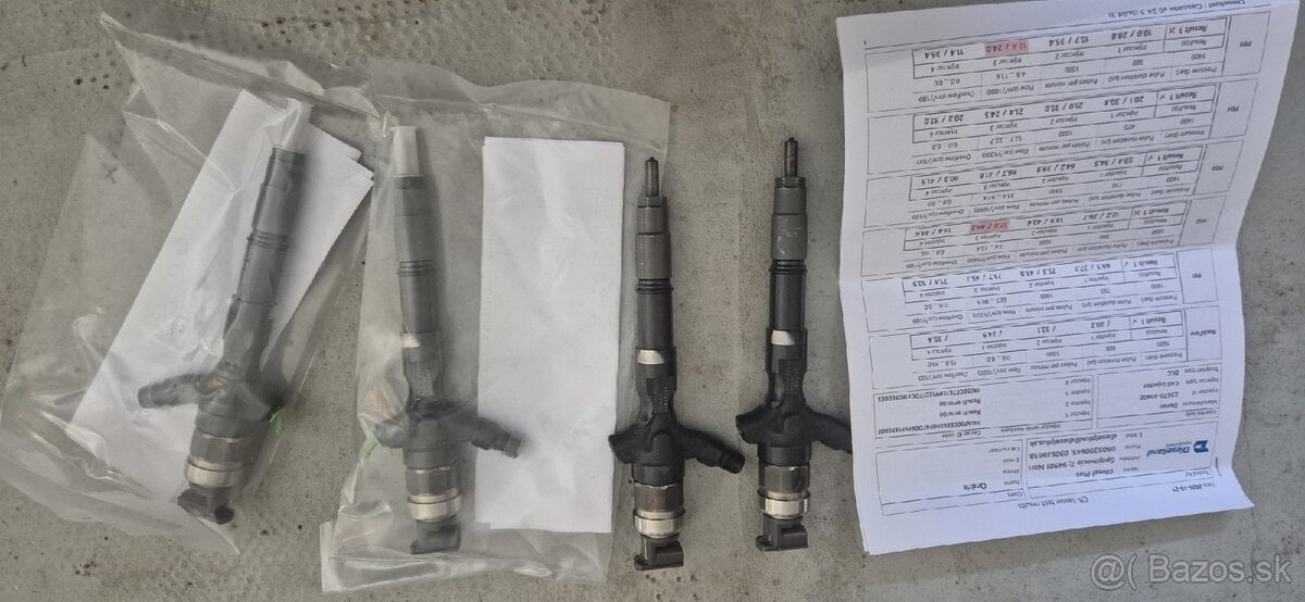 Vstrekovacie trysky Toyota