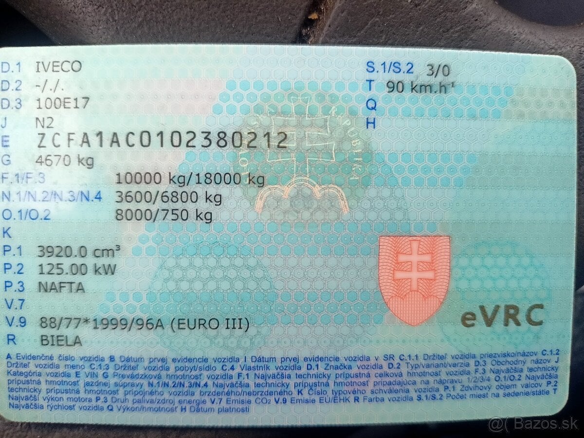 Iveco euro Cargo predaj, výmena