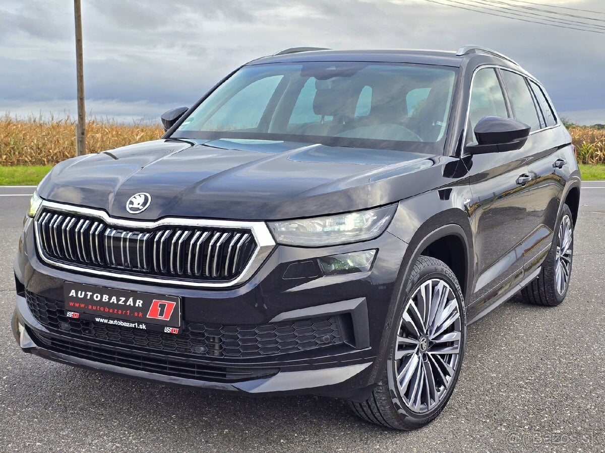 ✅️Škoda Kodiaq L&K 2.0.TDI 147kw 4x4,2022,Ťažné,DCC,360✅️