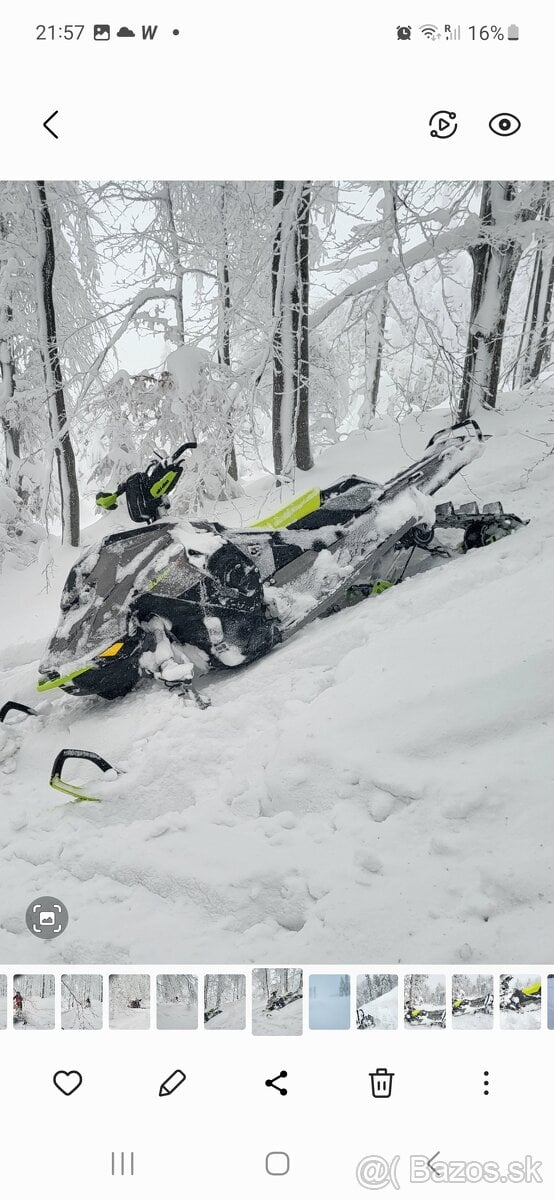 Predám ski doo summit X expert turbo