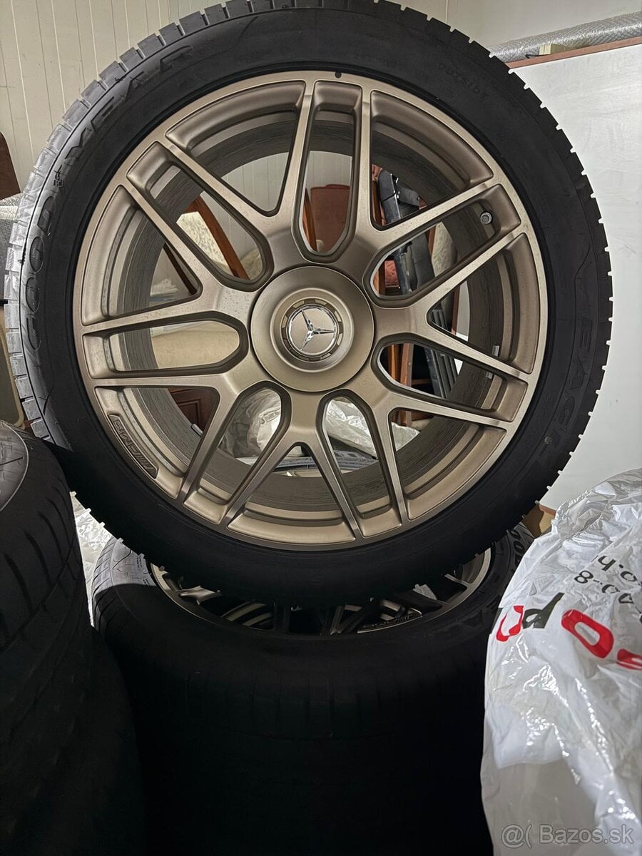 G63 AMG MANUFAKTUR Tech Gold Forged Wheels R22 G Class W465