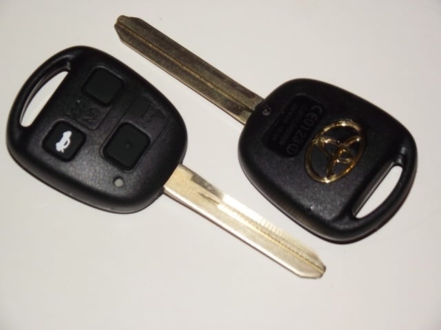 Toyota autokluč obal kluča tlačítka spínače