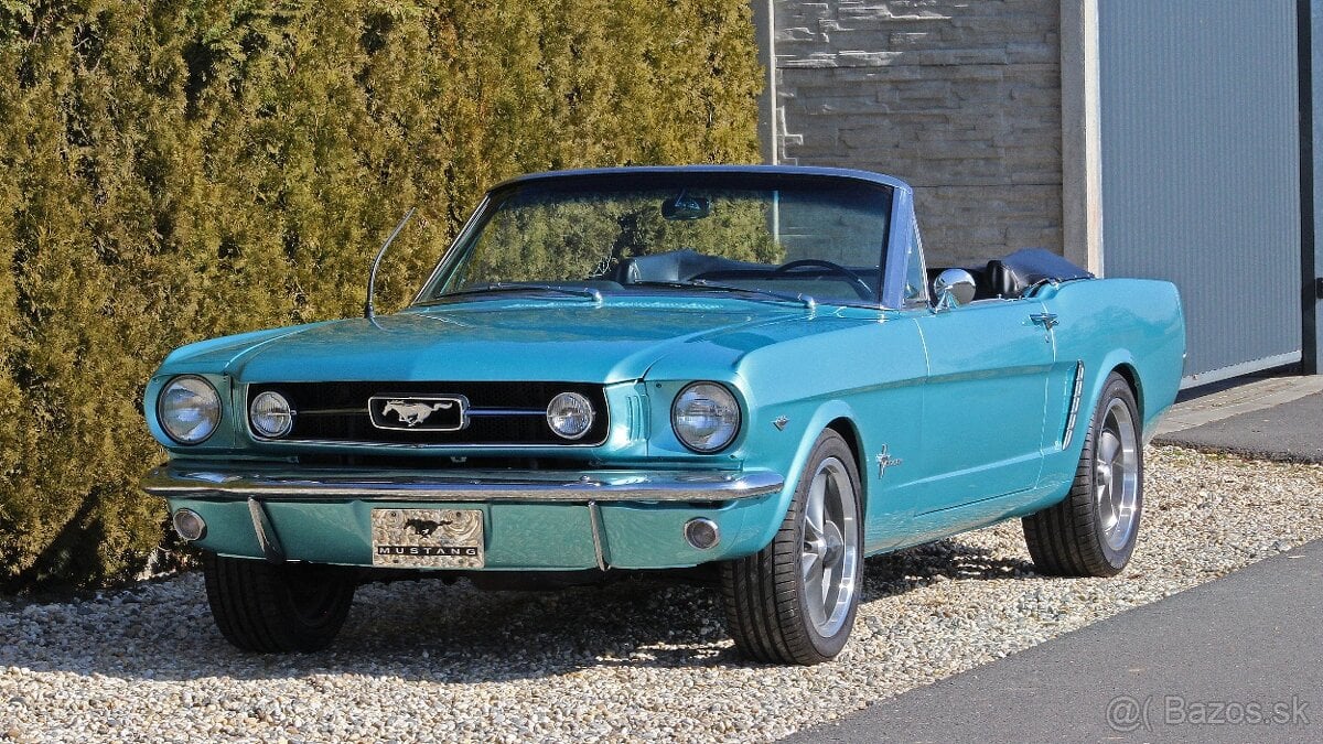 1965 FORD MUSTANG CABRIO V8 4-SPEED MANUAL