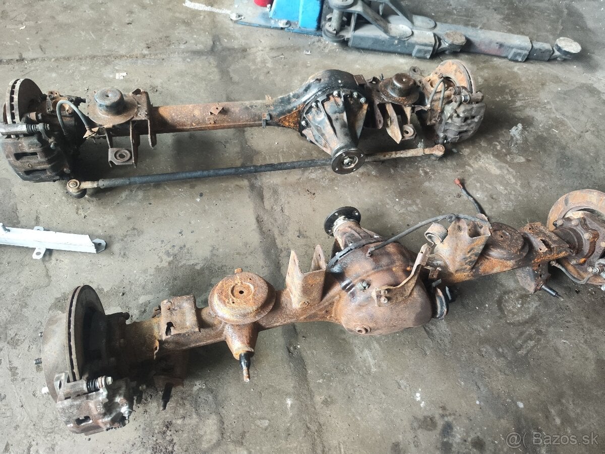 Nápravy Nissan patrol y60 rozpredám na náhradné diely