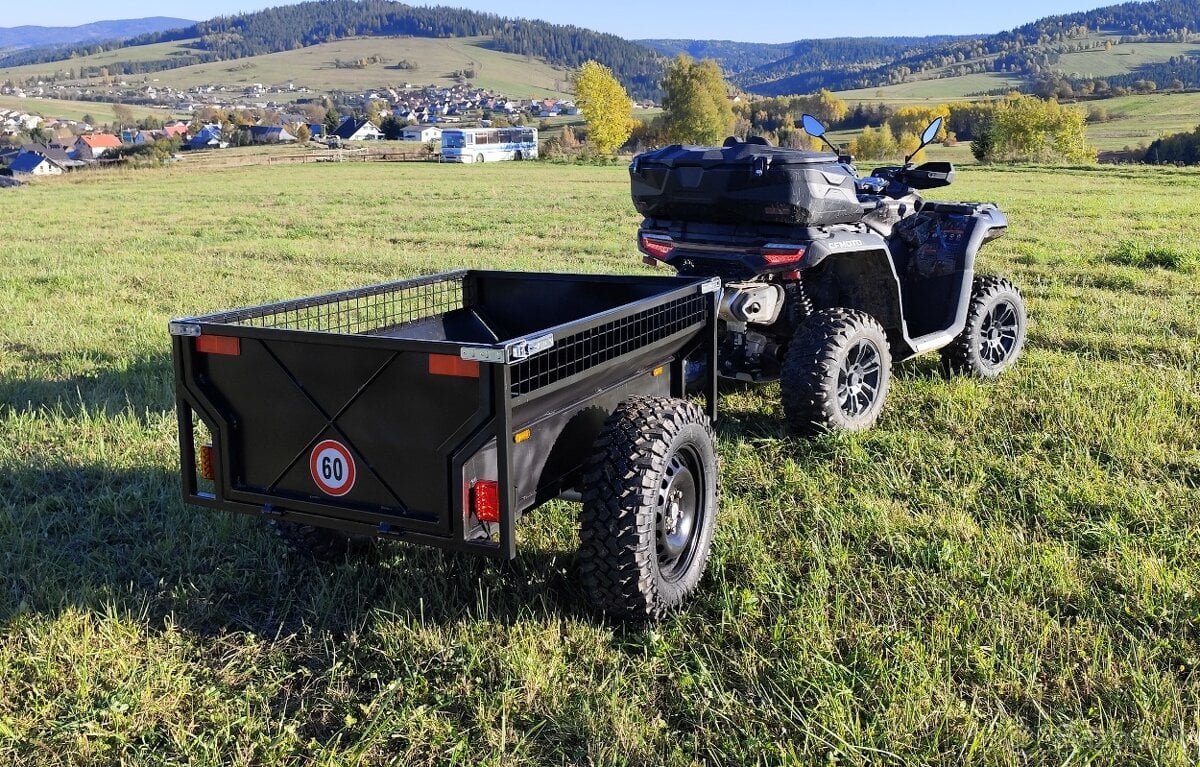 Vyklápací  ATV vozík za štvorkolku