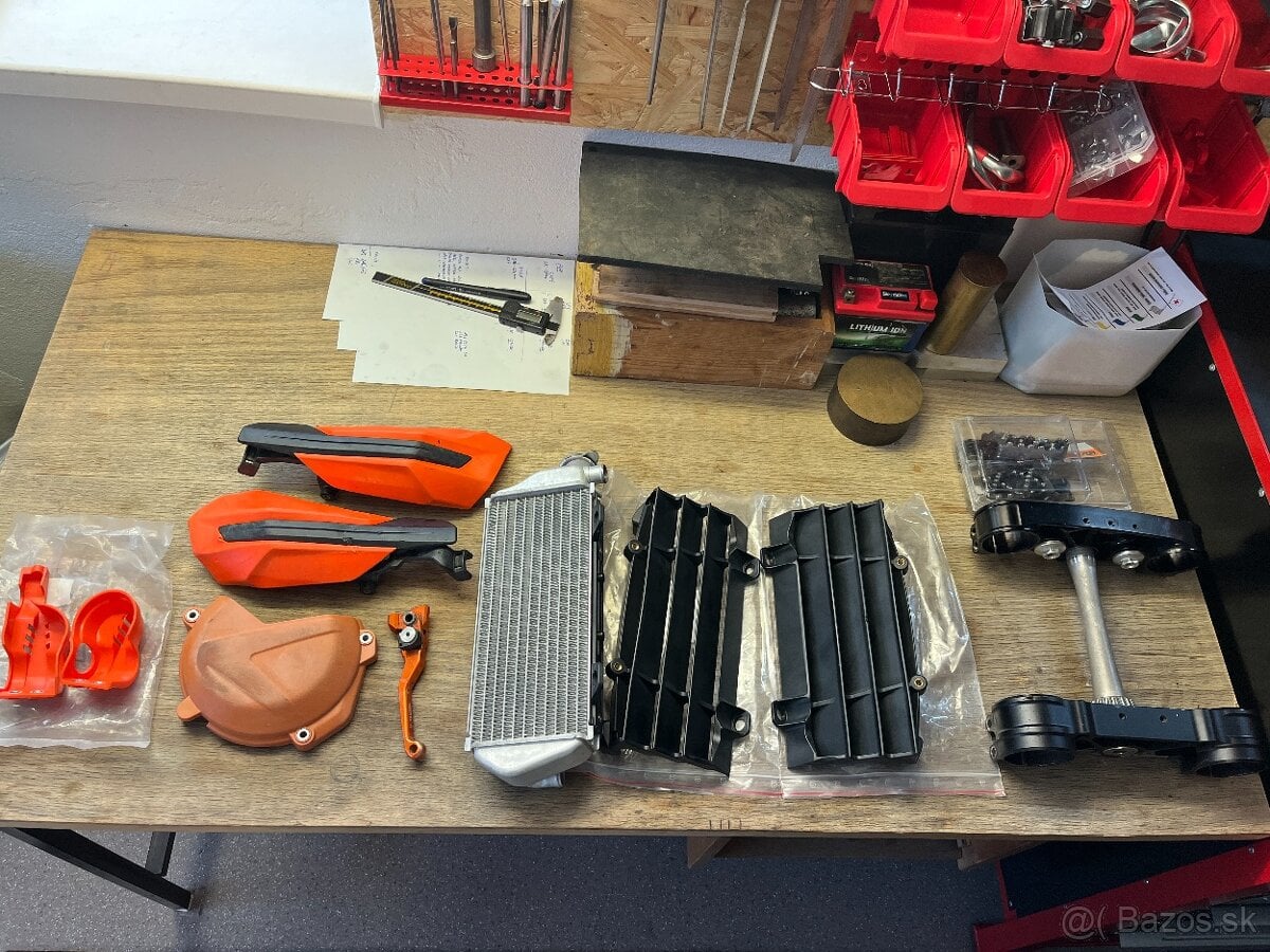 Predam diely z KTM sxf 350 2018, ale pasuju aj na ine modely