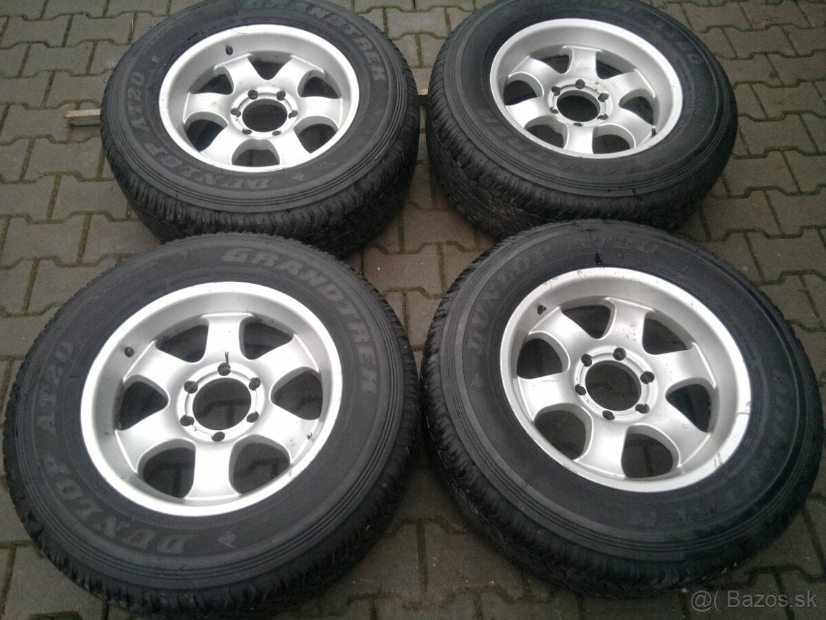 Elektrony Toyota Land Cruiser 6x139,7 r17, letne 4x4 pneu 26