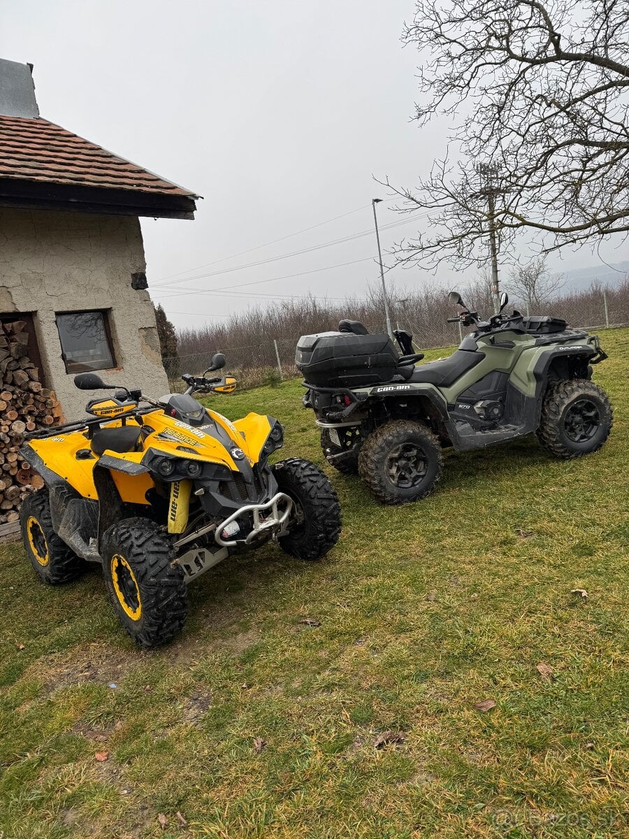 Can-Am Renegade 500 s TP a ŠPZ, nová STK, V-Twin Rotax,tazne