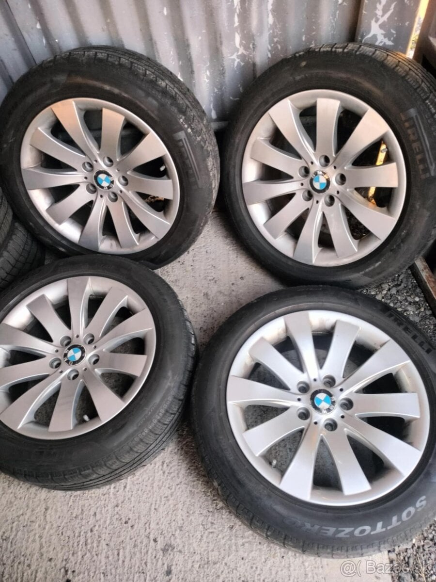 ❄️4ks alu disky orig. BMW 5x120 R18 + snimače + pneu