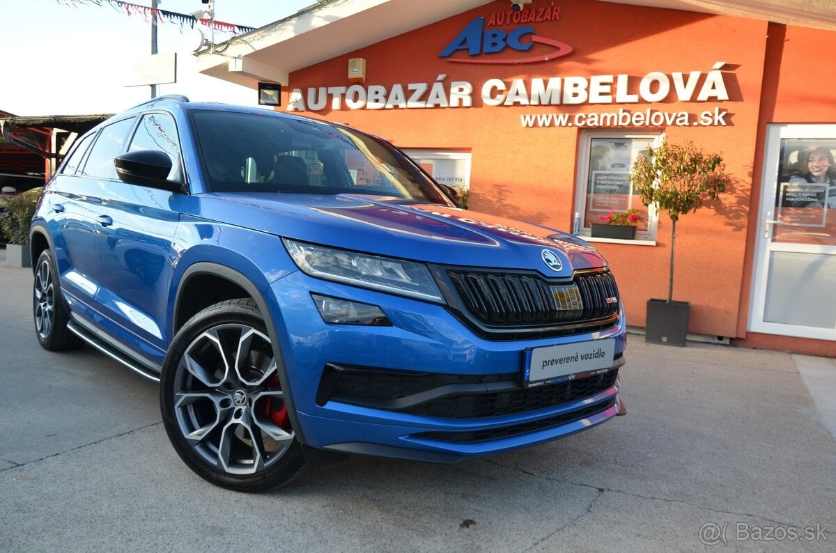 Škoda Kodiaq RS 2,0TDi 176KW AT7 4x4 Virtual cocpit
