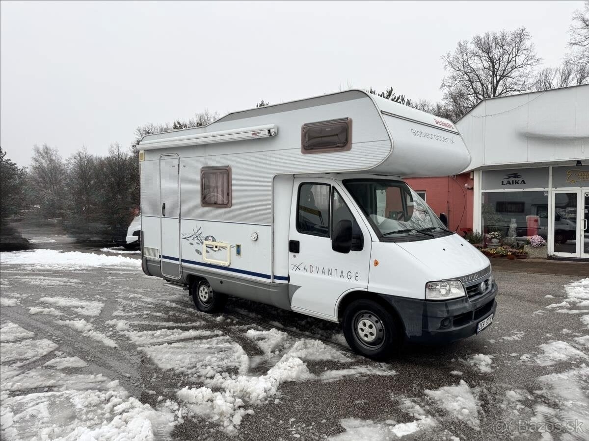 Fiat Ducato 2.3 JTD Dethleffs obytný vůz
