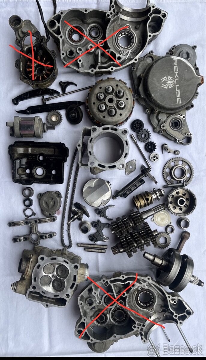 KTM sxf 350 2011-2015 motor na diely