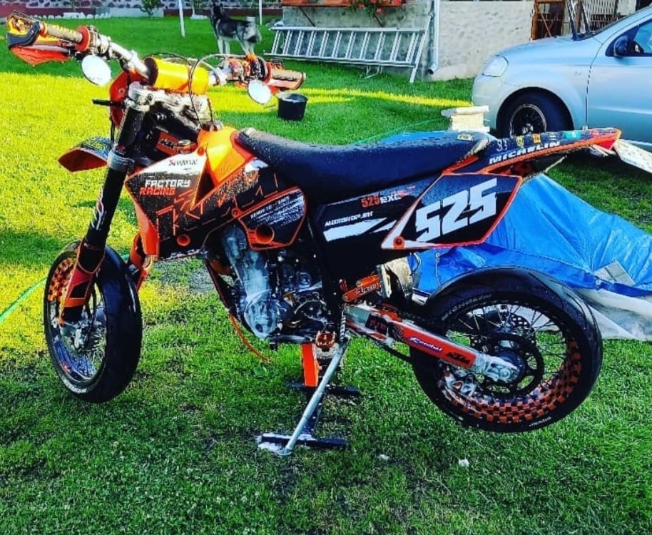 KTM exc 525 SUPERMOTO