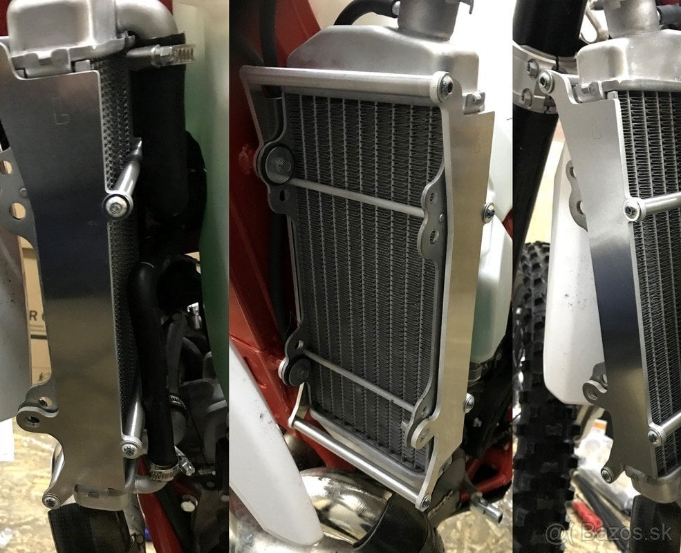 Beta kryty, výztuhy chladiče