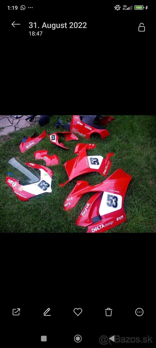 Kapotáže Ducati panigale v4