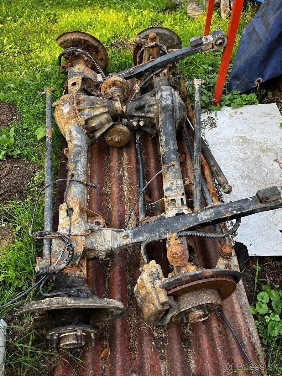 Predná+zadná náprava Land Rover P38 range rover