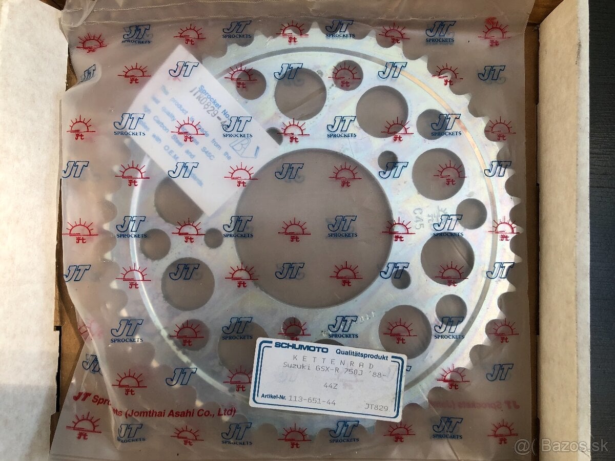 Nové ozubené kolesá na moto