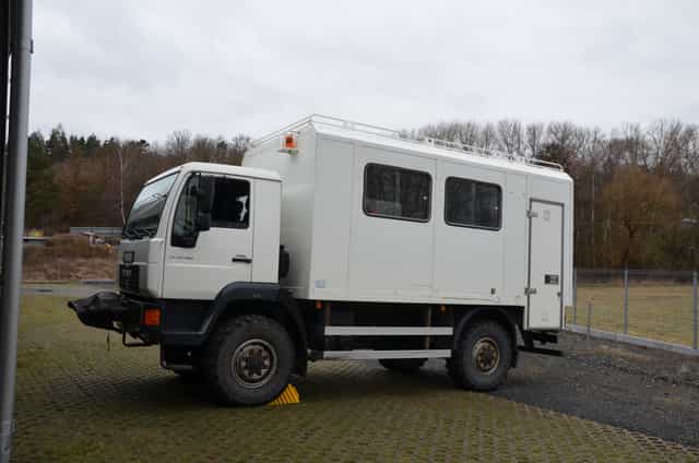 MAN 4x4 příprava na expediční speciál