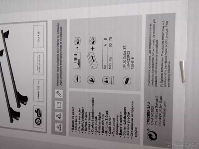 Prodám úplně nový střešní nosič pro vozidlo Toyota Hilux