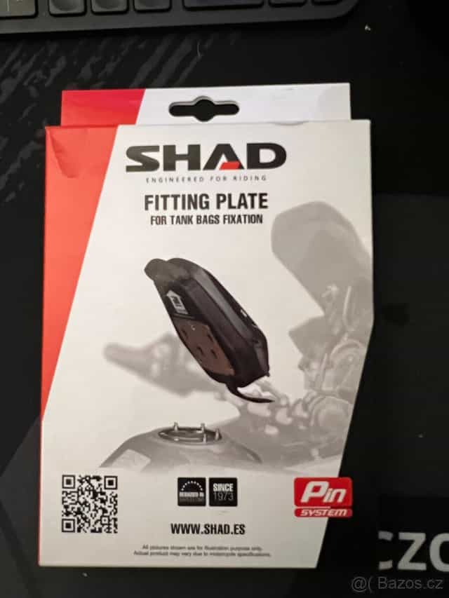 Shad PIN system/plate and tank bag (X012PS + E-10P)