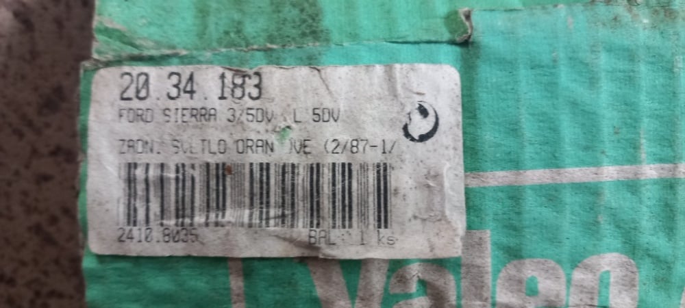 Ford Sierra 1989 - Zadní levé světlo