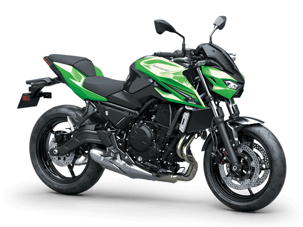 KAWASAKI Z650 S MY26 Candy Lime Green / Metallic Carbon Gray
