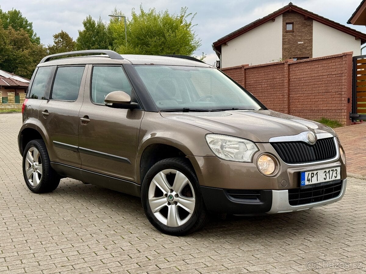 Škoda Yeti 2.0 TDi 103kW 4x4, tažné, výhřev, klima