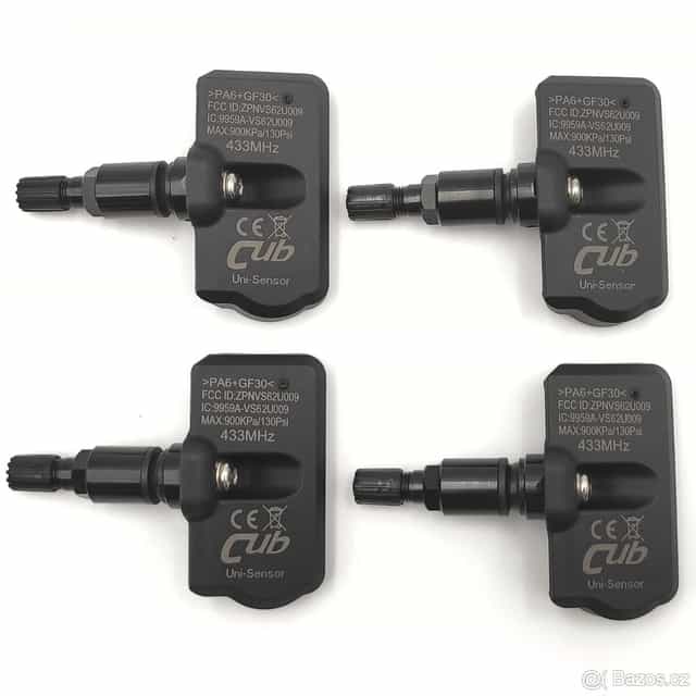 TPMS JEEP WRANGLER, senzor tlaku pneu CUB EU 433 MHz