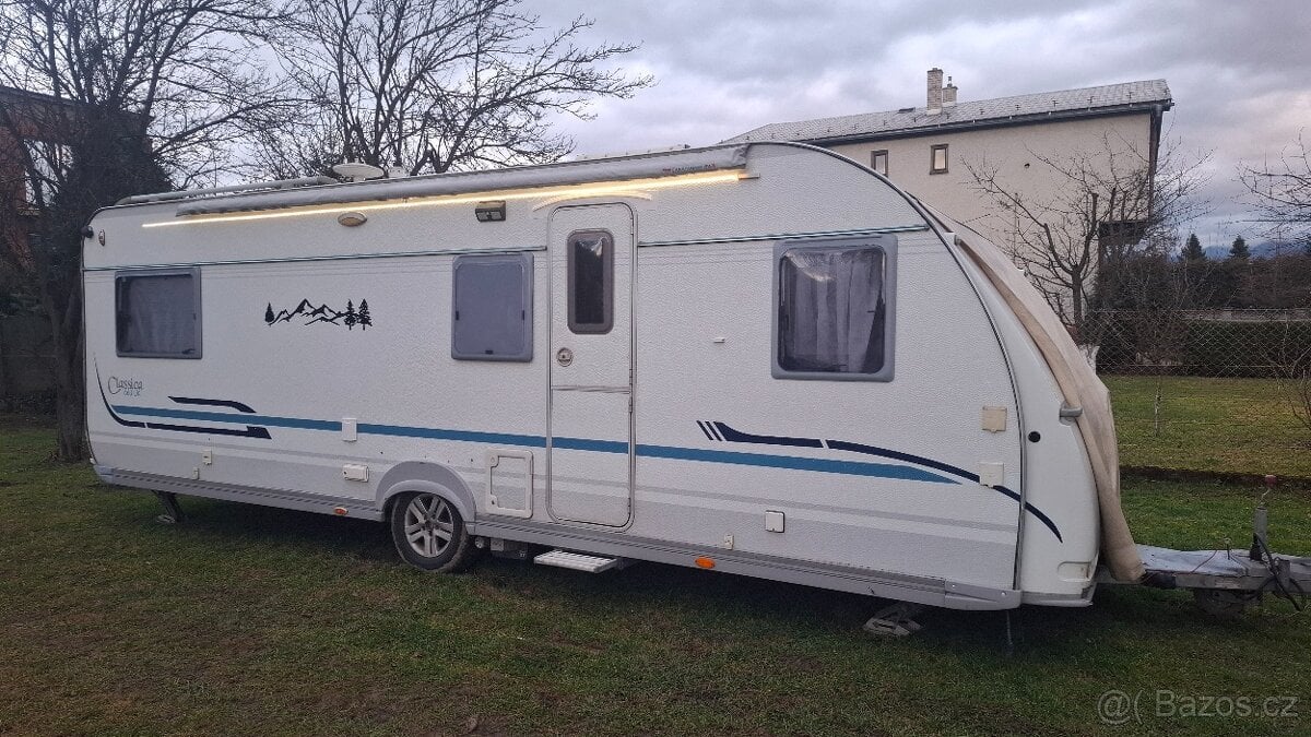 Obytný príves, karavan Adria Classica 663 UK (rok 2008)