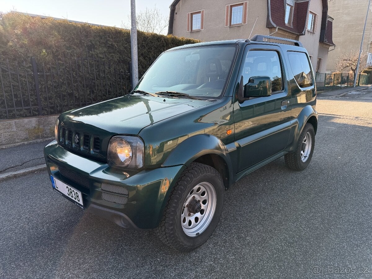 Suzuki Jimny 1.3i 63kW 4x4, po olejovém servise, STK do 6/27