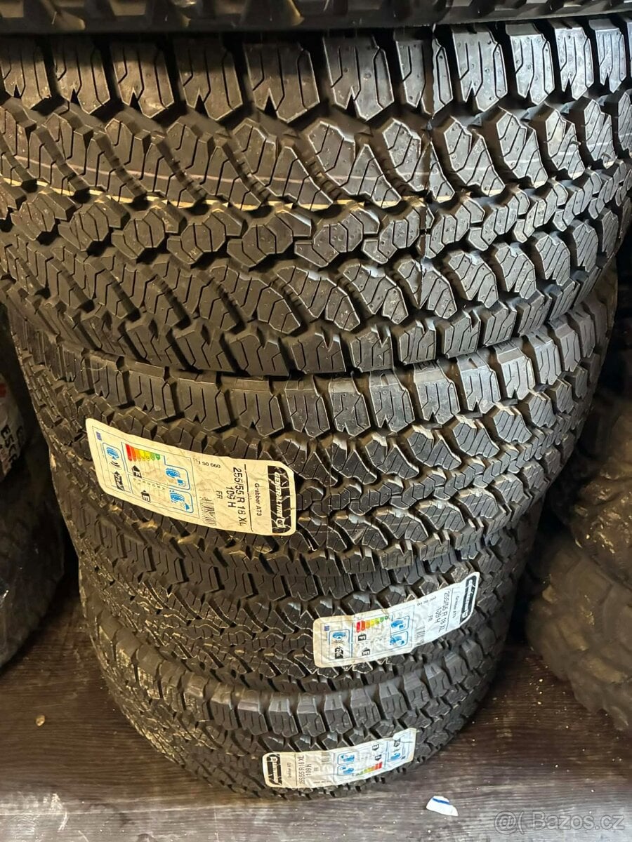 Prodám 4x pneu General Grabber AT3 255/55r18 XL
