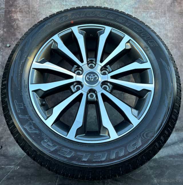 Orig. Alu kola Toyota Land Cruiser,Hilux 265/55/19 100%STAV