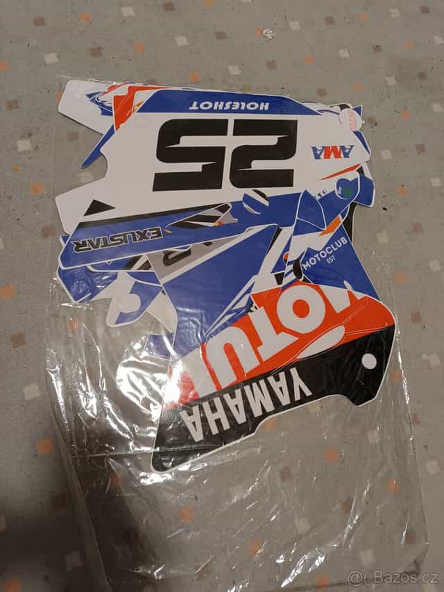 Nová sada polepů Yamaha YZ125/250 r. 2015-2019