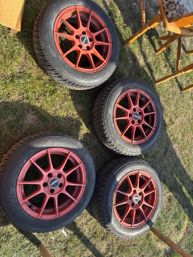 ALU kola R15 + zimní pneu