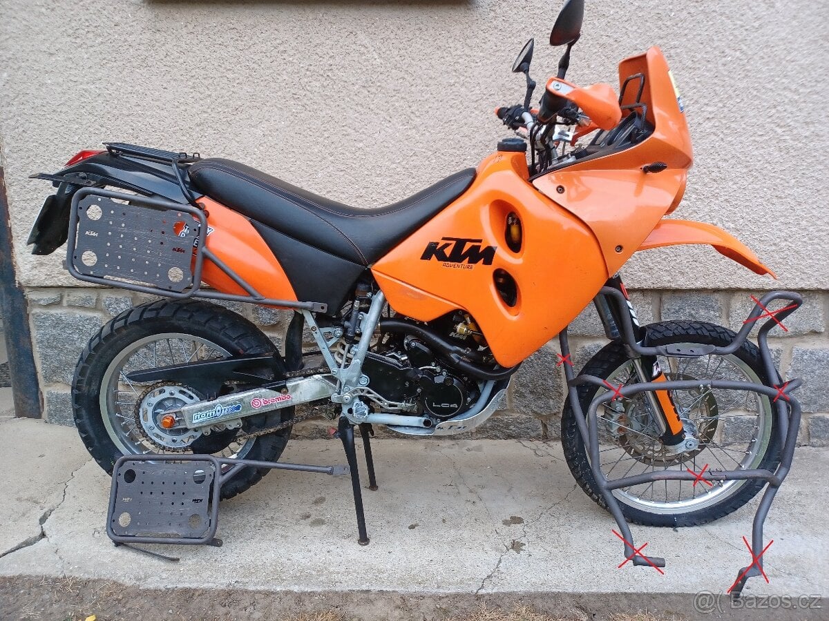KTM LC4 640 - 620 NOSIČE BOČNÍ ...