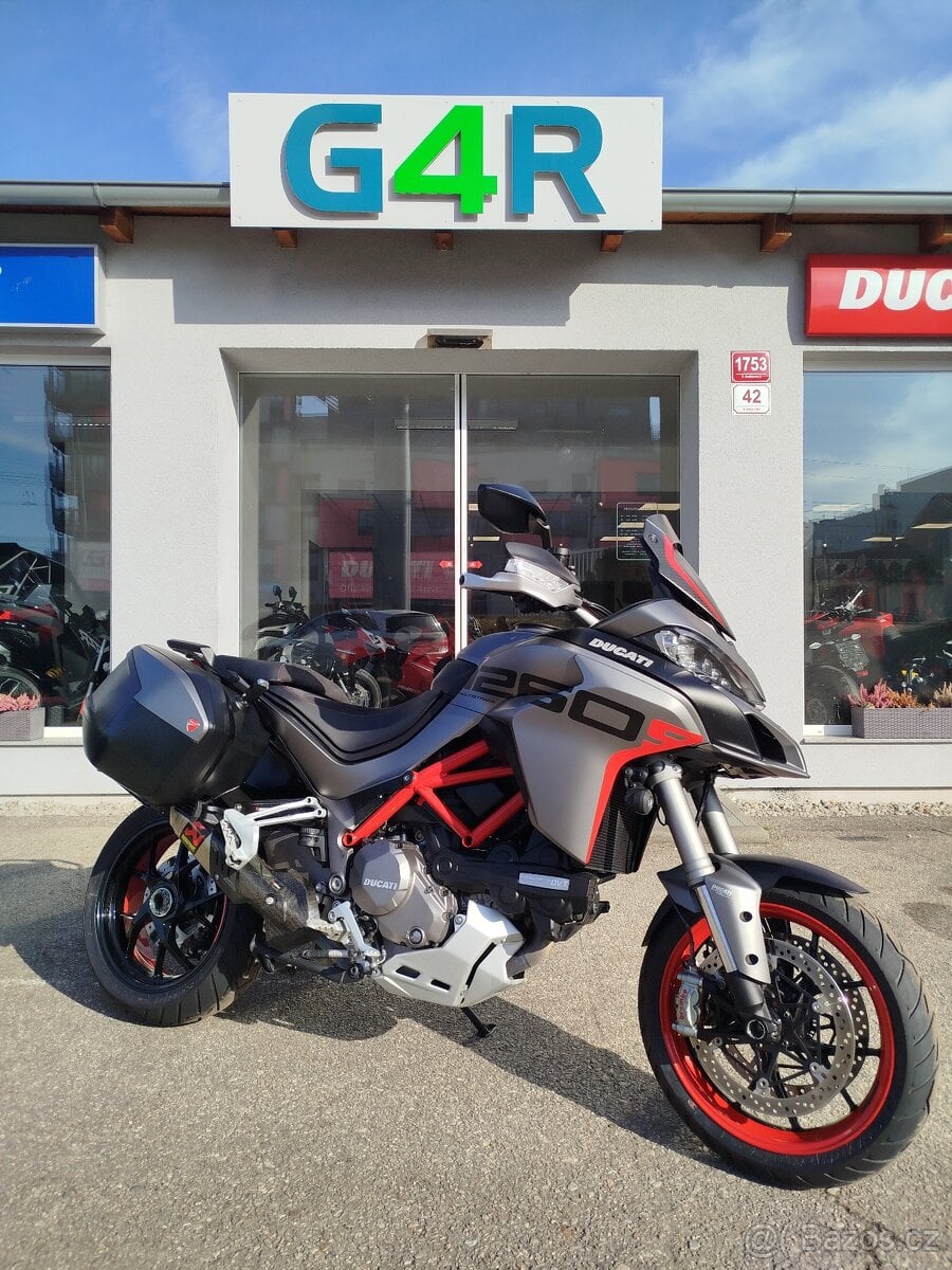 Ducati Multistrada 1260 S Grand Tour, ČR, Servis, Výfuk