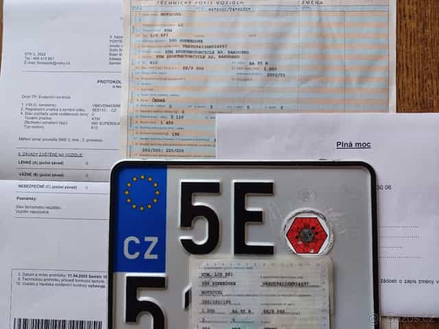 KTM LC8 990 SUPERDUKE - DOKLADY